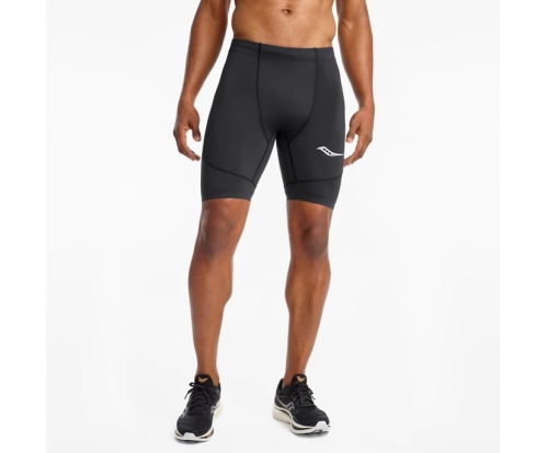 Tenis Saucony Saucony Elite Tight Short Hombre Pantalones cortos Ropa Negras / Rojas México MX-802-ZG
